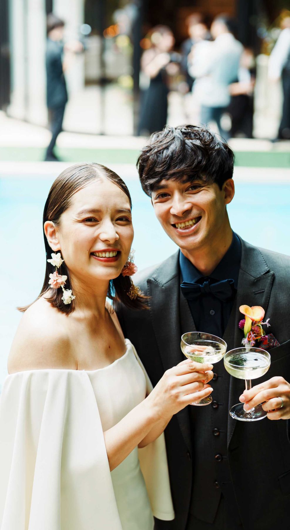 東京の結婚式場ならT＆G_ブーケを持った花嫁