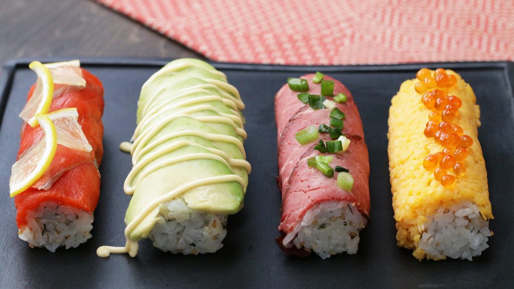 【Tasty Japanオススメレシピ】簡単カラフルロール寿司のアイキャッチ